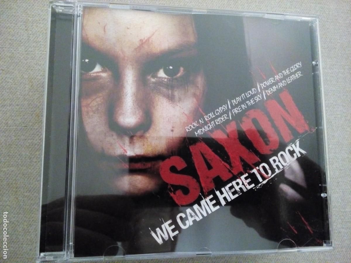 CDs de m&uacute;sica: Saxon &ndash; We Came Here To Rock CD COMPILATION - Foto 1