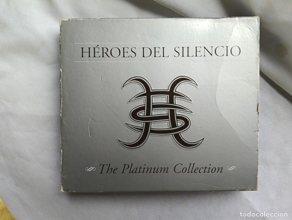 CDs de m&uacute;sica: H&Eacute;ROES DEL SILENCIO. THE PLATINUM COLLECTION - Foto 1