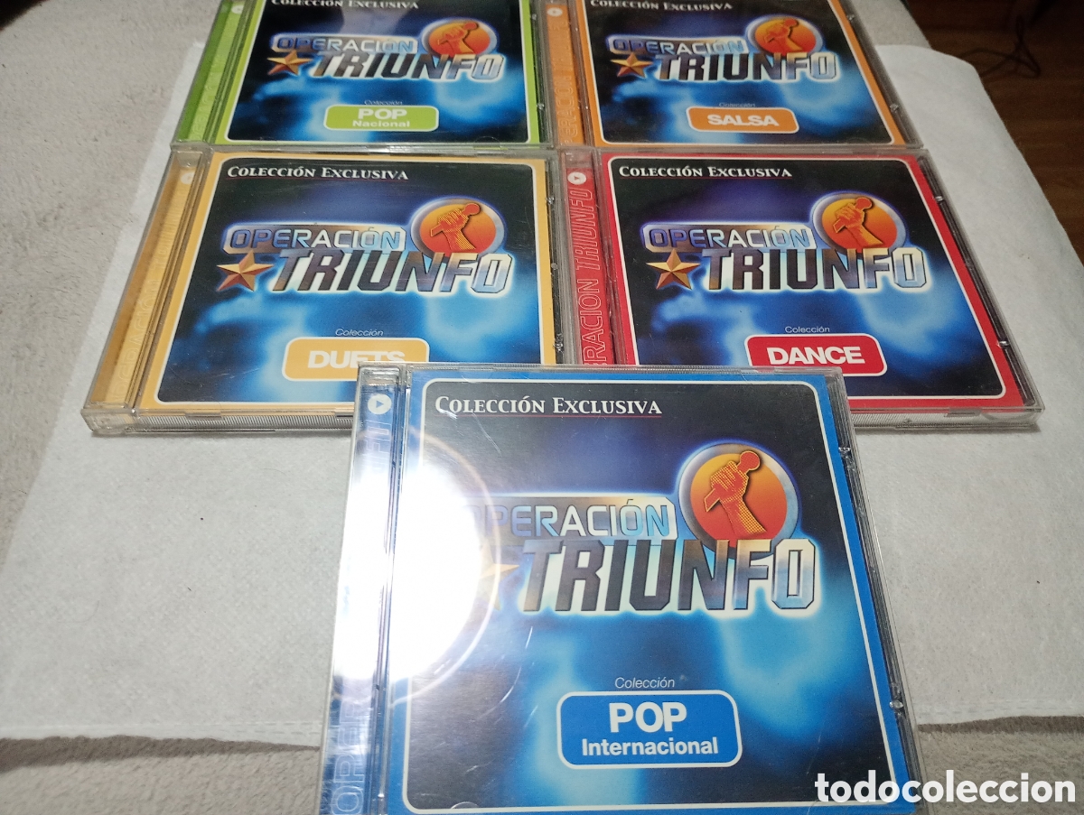 CDs de m&uacute;sica: Lote 5 CD operaci&oacute;n triunfo - Foto 1