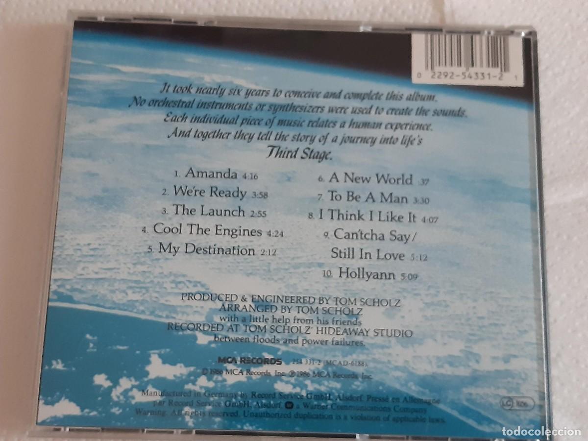 CDs de m&uacute;sica: Boston - Third Stage CD Edici&oacute;n Original 1986 - Foto 2