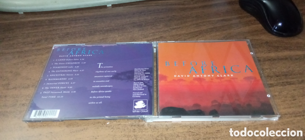 CDs de m&uacute;sica: DAVID ANTONY CLARK - BEFORE AFRICA (1996) - Foto 1