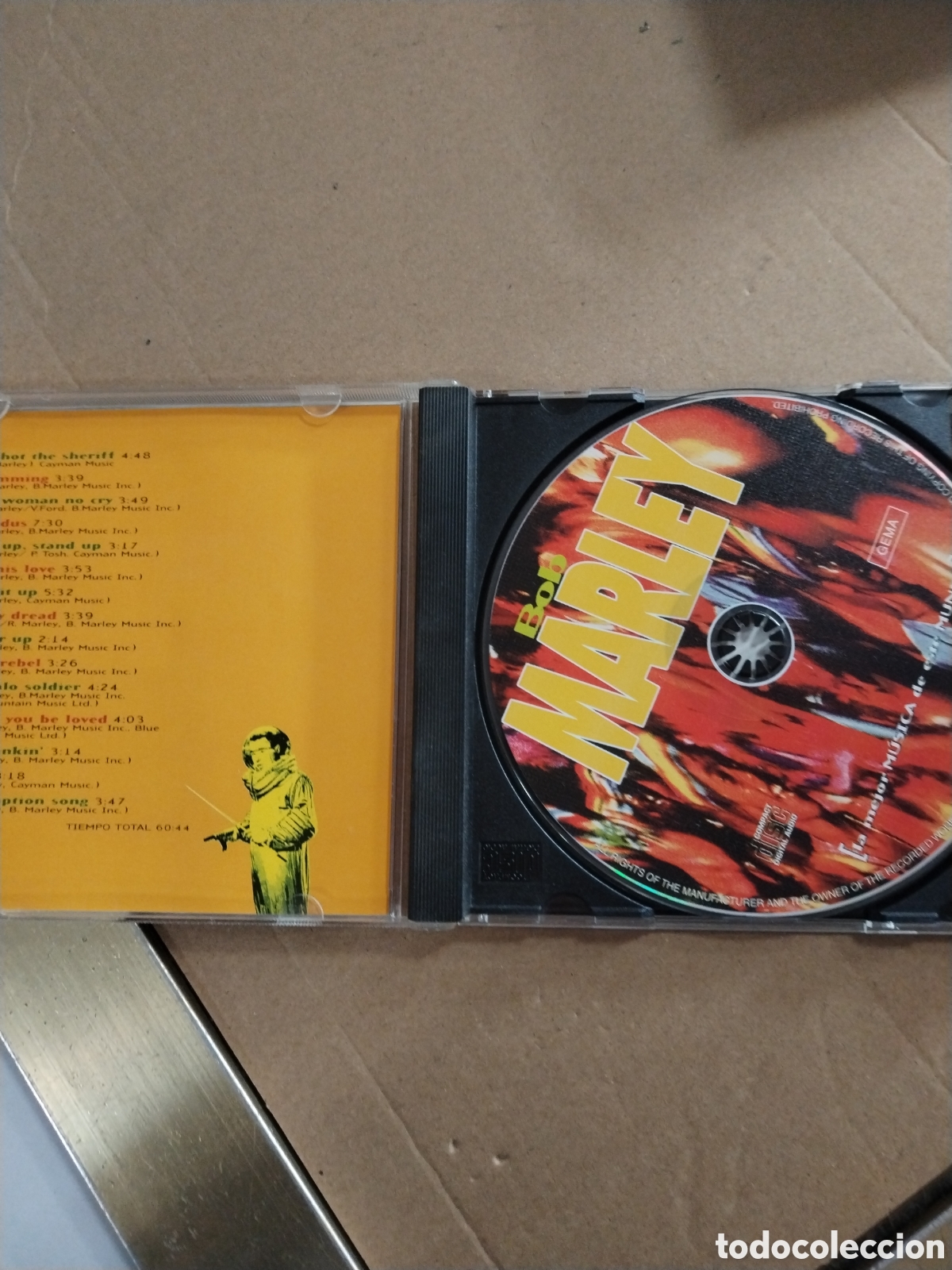 CDs de m&uacute;sica: BOB MARLEY. 15 GRANDES EXITOS EN VERSION ORIGINAL. CD. - Foto 3