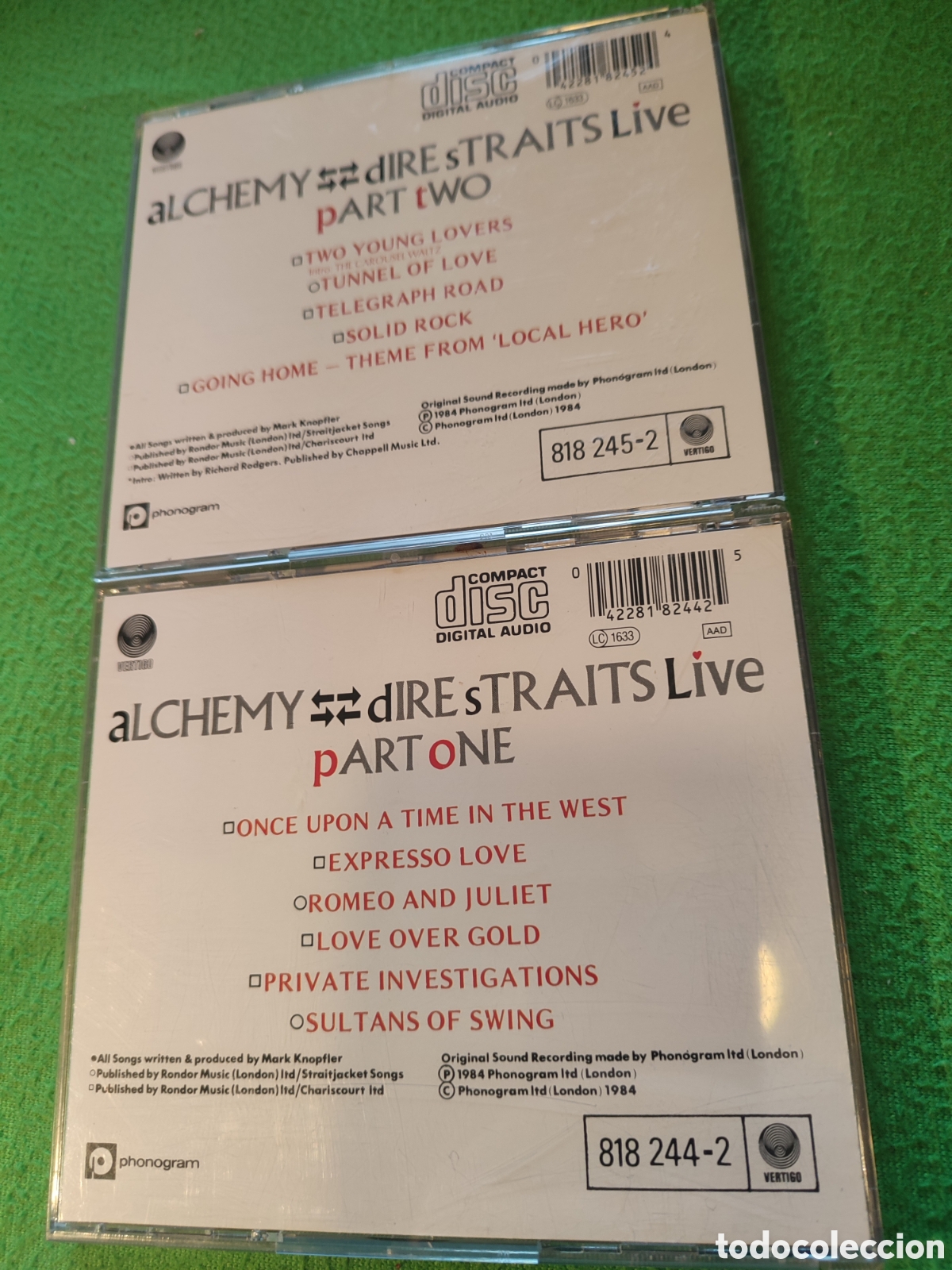 CDs de m&uacute;sica: Dire Straits - Alchemy Part One and Two 2 Cds - Foto 3