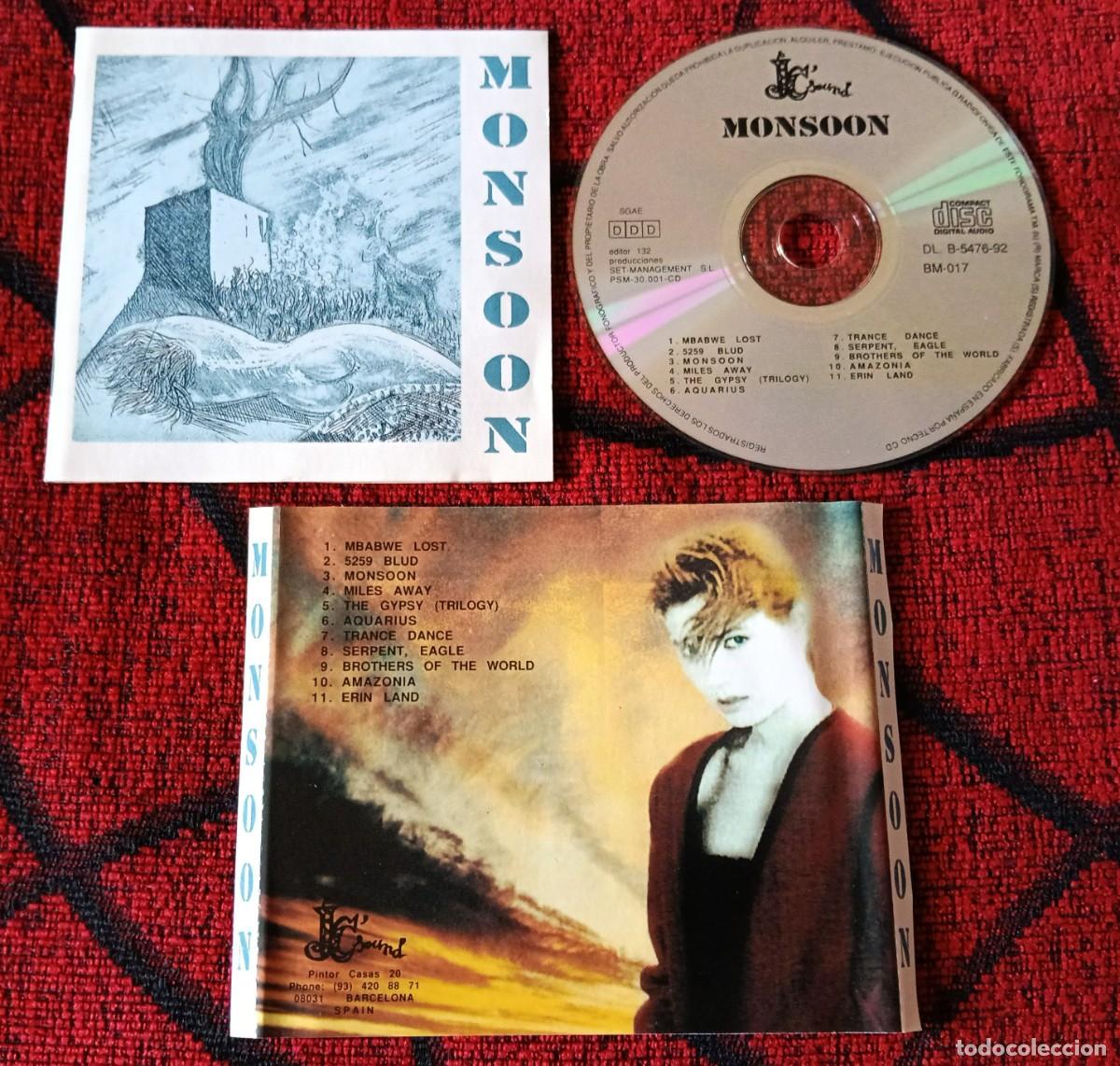 CDs de m&uacute;sica: MONSOON ** Monsoon ** CD 1992 - Foto 1