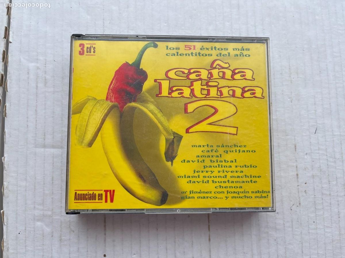 Musik-CDs: CA&Ntilde;A LATINA - CAJA GRANDE - 3 CDS - CD MUSICA KREATEN