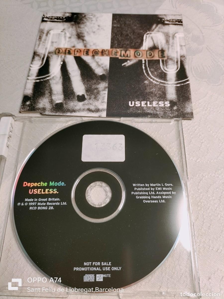 CDs de m&uacute;sica: RAR PROMO SINGLE CD. DEPECHE MODE. USELESS. 3 TRACKS - Foto 1