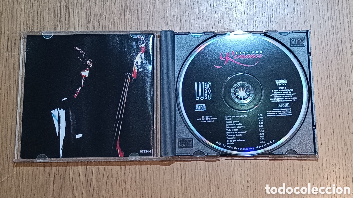 CDs de m&uacute;sica: Luis Miguel CD Segundo Romance - Foto 3