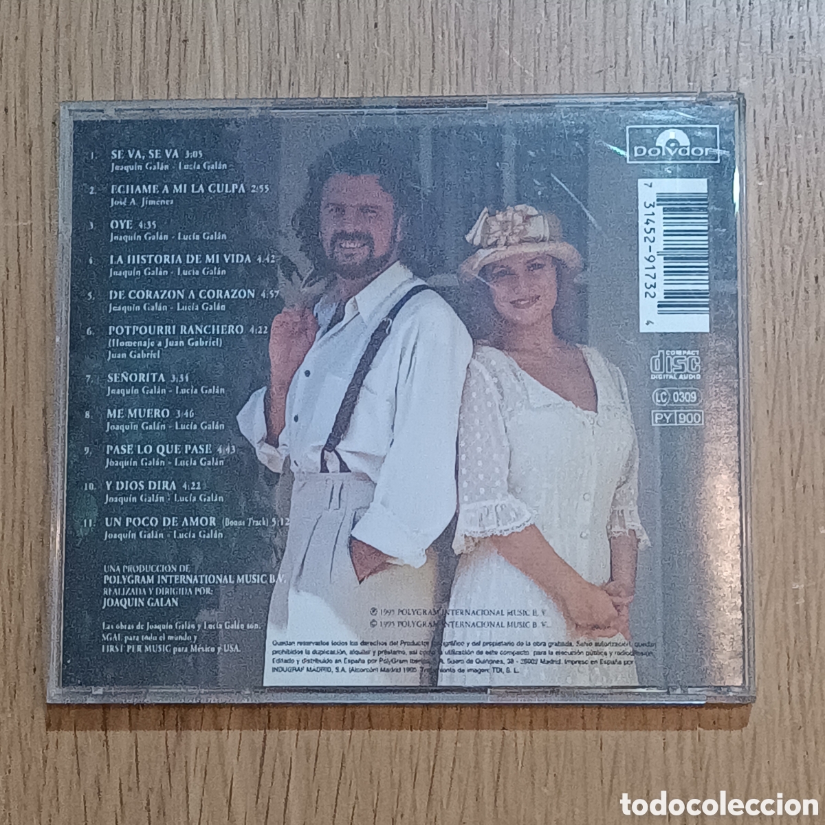 CDs de m&uacute;sica: Pimpinela CD De Coraz&oacute;n A Coraz&oacute;n - Foto 2