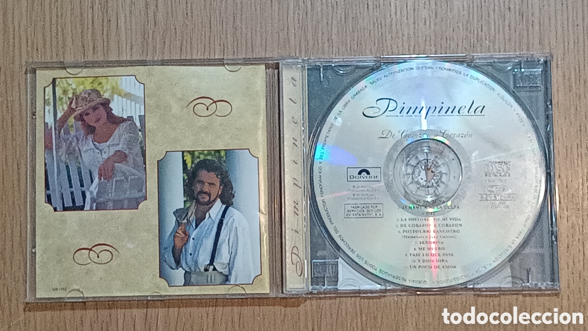 CDs de m&uacute;sica: Pimpinela CD De Coraz&oacute;n A Coraz&oacute;n - Foto 3
