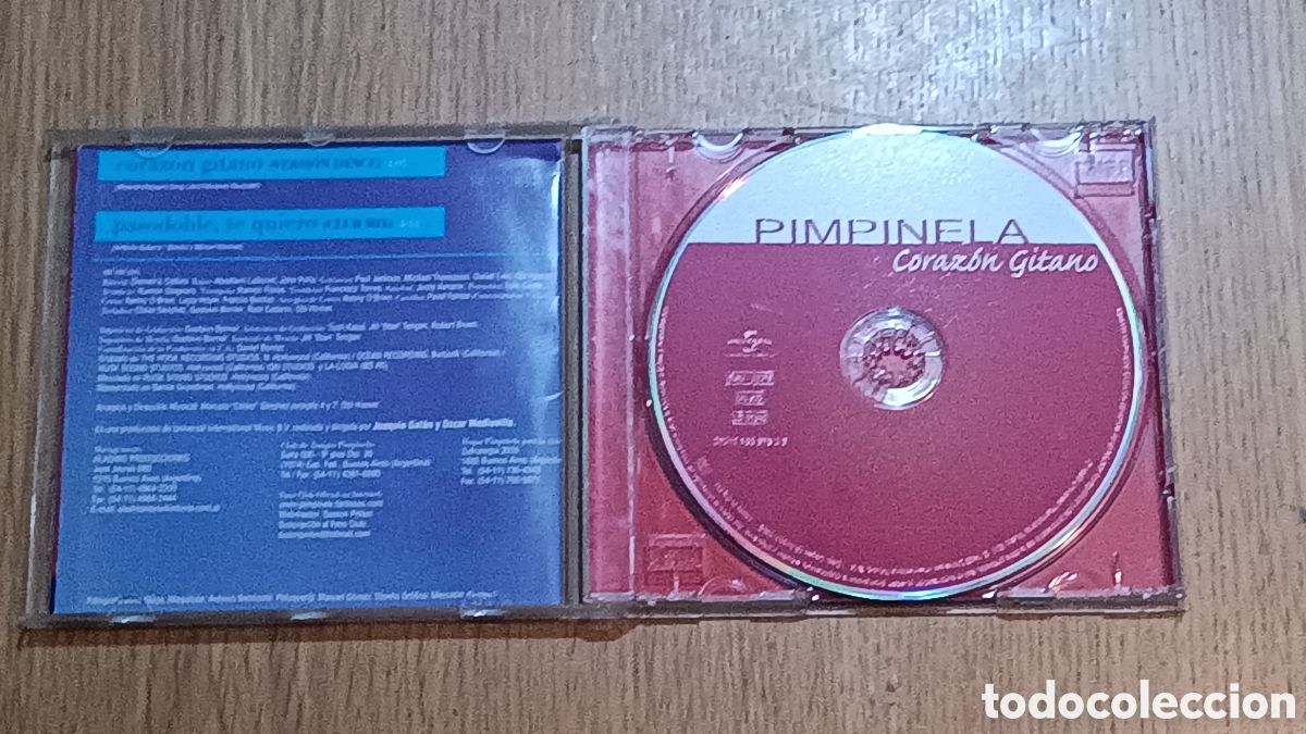 CDs de m&uacute;sica: Pimpinela CD Coraz&oacute;n Gitano - Foto 3