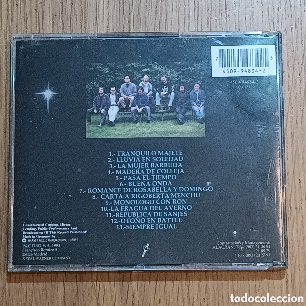 CDs de m&uacute;sica: Celtas Cortos CD Tranquilo Majete - Foto 2