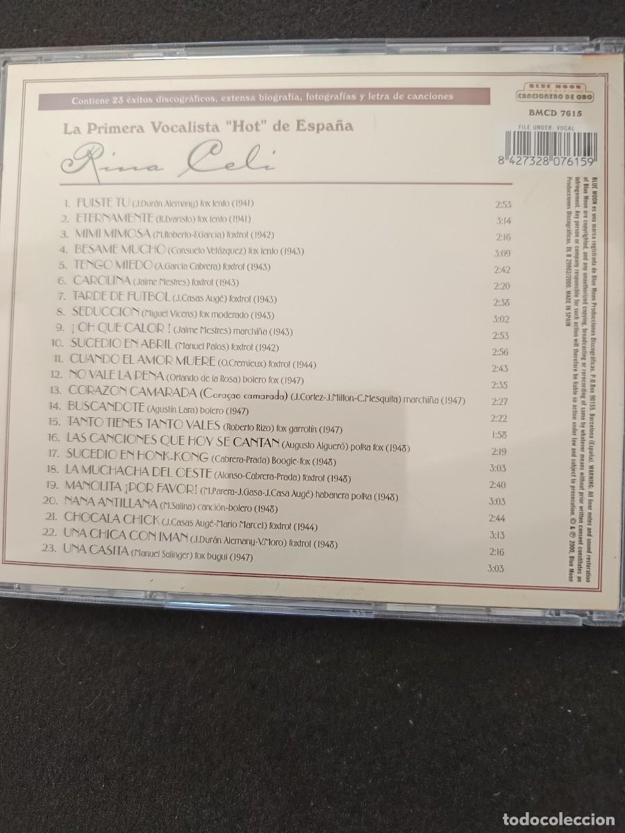 CDs de m&uacute;sica: RINA CELI. UNA CHICA CON IM&Aacute;N - Foto 2