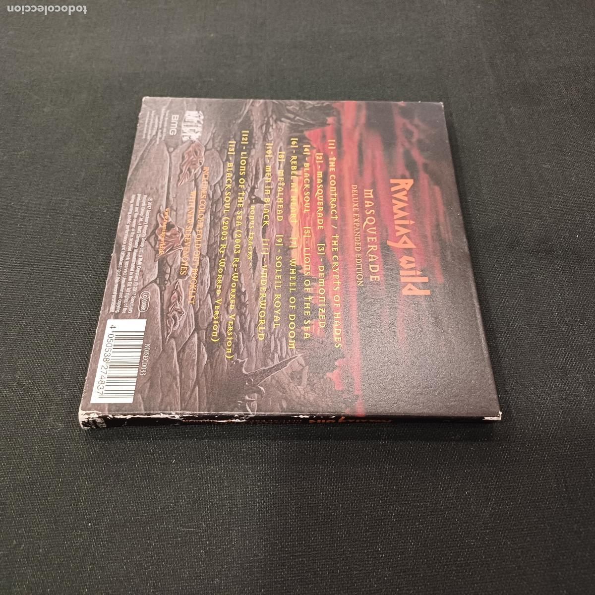 CDs de m&uacute;sica: RUNNING WILD/MASQUERADE/CD METAL DIGIPACK. - Foto 4