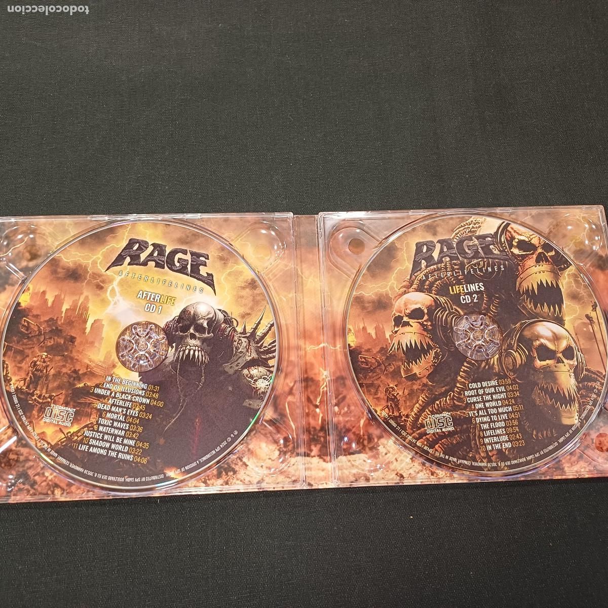 CDs de m&uacute;sica: RAGE/AFTERLIFELINES/CD METAL DIGIPACK 2 DISCOS. - Foto 3