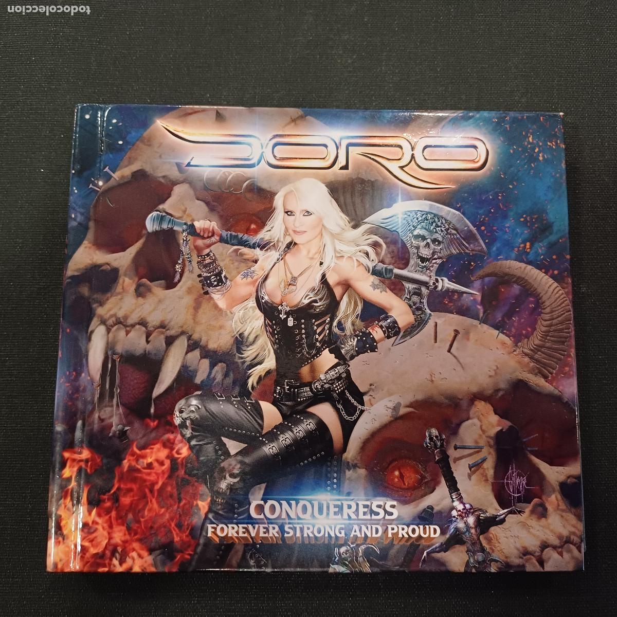 CDs de m&uacute;sica: DORO/CONQUERESS/CD METAL LIBRO DIGIPACK 2 DISCOS. - Foto 1