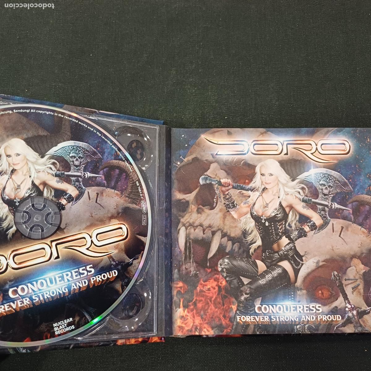 CDs de m&uacute;sica: DORO/CONQUERESS/CD METAL LIBRO DIGIPACK 2 DISCOS. - Foto 2