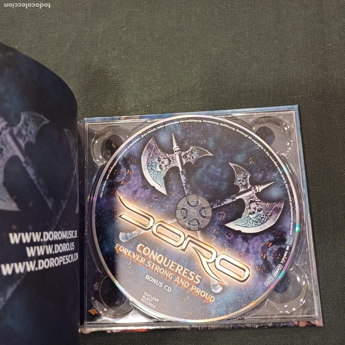 CDs de m&uacute;sica: DORO/CONQUERESS/CD METAL LIBRO DIGIPACK 2 DISCOS. - Foto 3