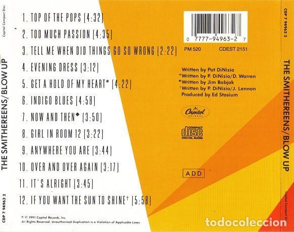 CDs de m&uacute;sica: The Smithereens - Blow Up - Foto 2