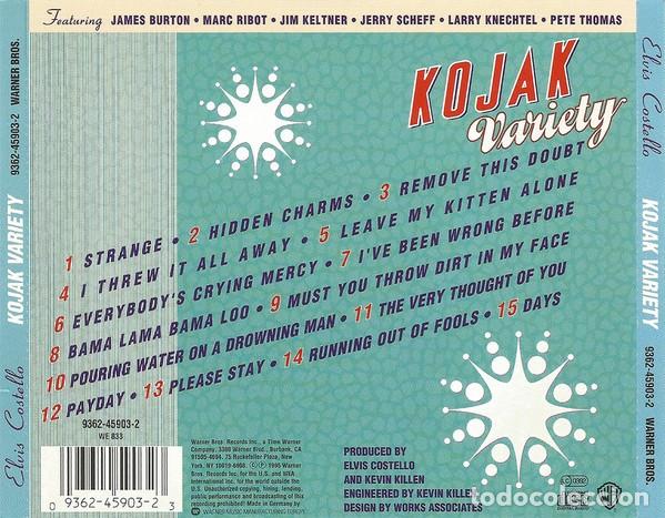 CDs de m&uacute;sica: Elvis Costello - Kojak Variety - Foto 2