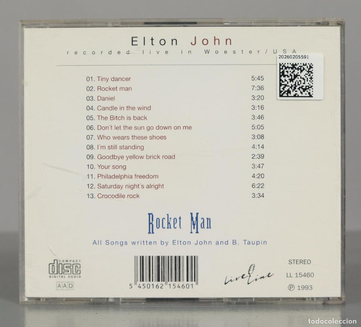 CDs de m&uacute;sica: CD. ELTON JOHN - ROCKET MAN. - Foto 2