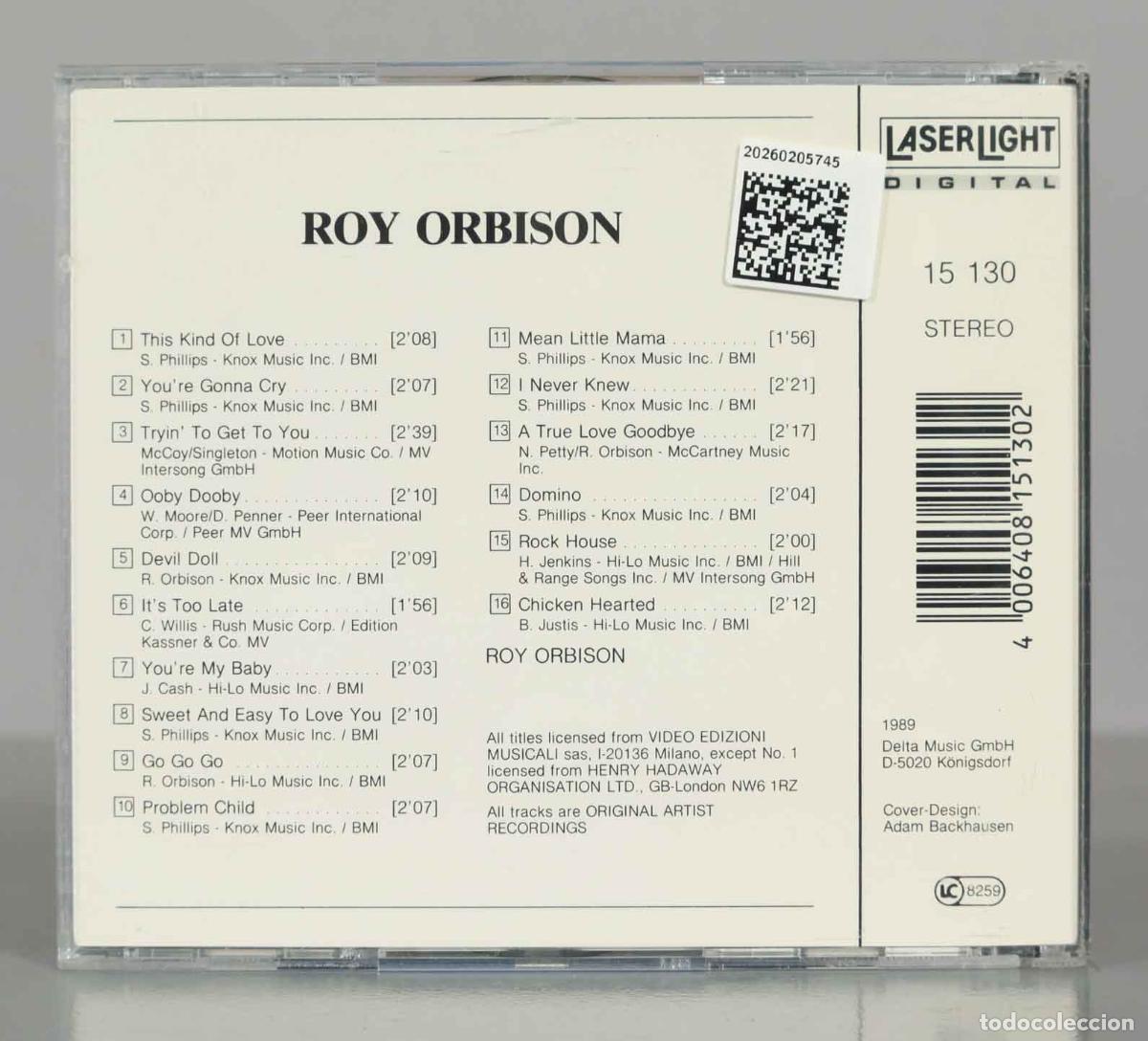 CDs de m&uacute;sica: CD. Roy Orbison &ndash; Roy Orbison - Foto 2