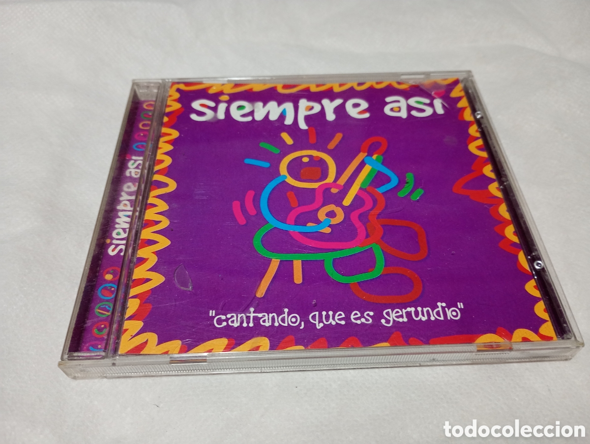 CDs de m&uacute;sica: Siempre as&iacute; CD cantando que es gerundio - Foto 1