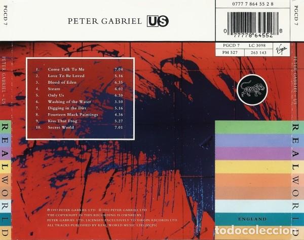CDs de m&uacute;sica: Peter Gabriel - Us (1992) - Foto 2