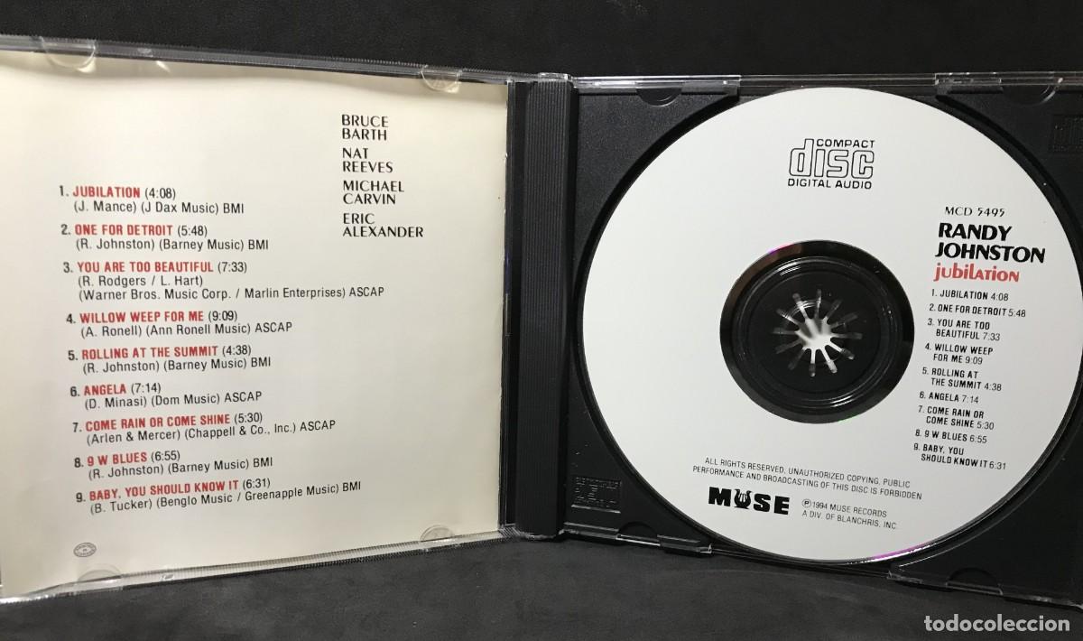 CDs de m&uacute;sica: Randy Johnston, Bruce Barth, &ndash; Jubilation - CD - Muse - Foto 3