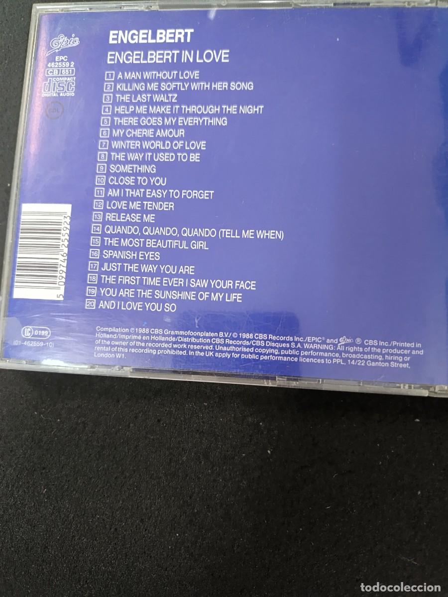 CDs de m&uacute;sica: ENGELBERT IN LOVE (ENGELBERT HUMPERDINCK) - Foto 2