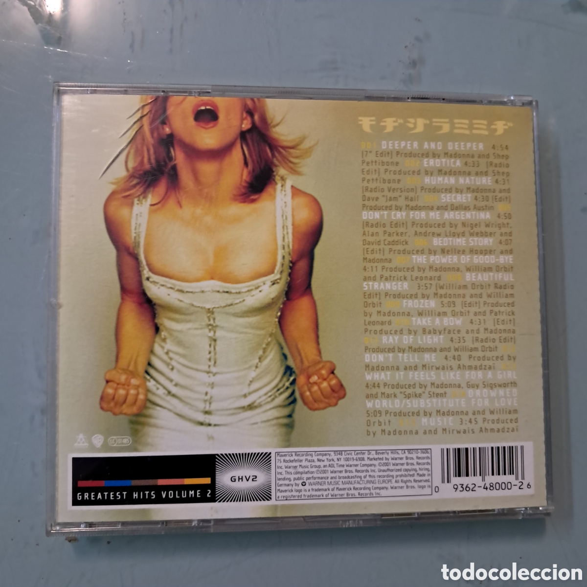 CDs de m&uacute;sica: Madonna, Greatest hits volume 2, Compact disc - Foto 2