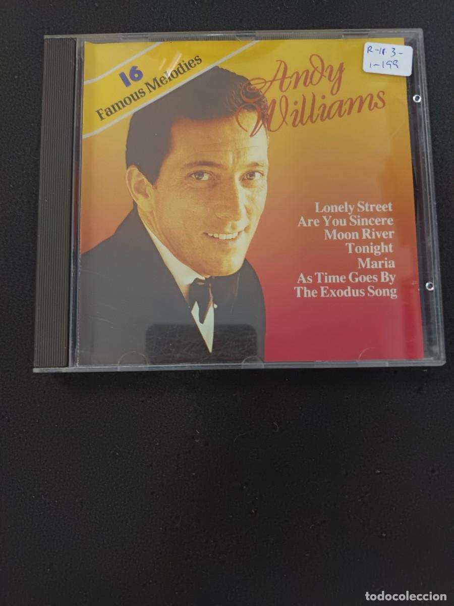 CDs de m&uacute;sica: ANDY WILLIAMS. 16 FAMOUS MELODIES - Foto 1