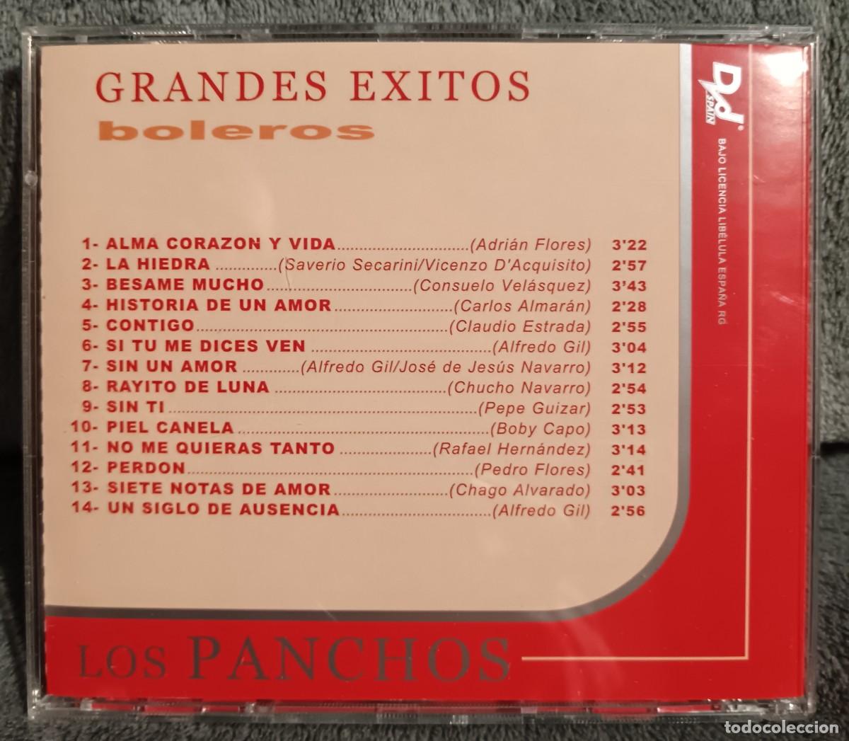 CDs de m&uacute;sica: Los Panchos. Grandes &eacute;xitos. Boleros - Foto 2