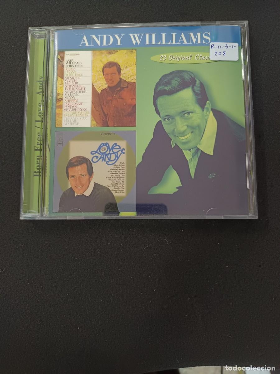 CDs de m&uacute;sica: ANDY WILLIAMS. BORN FREE / LOVE, ANDY - Foto 1
