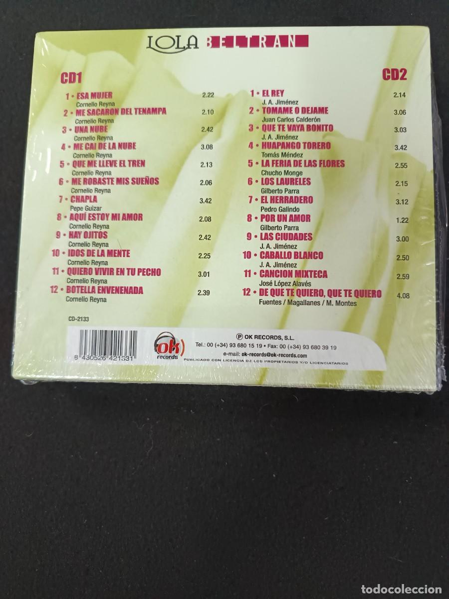 CDs de m&uacute;sica: LOLA BELTR&Aacute;N. 2 CDS - Foto 2