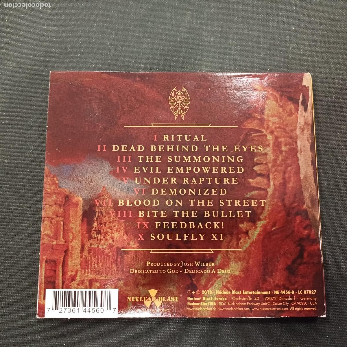 CDs de m&uacute;sica: SOULFLY/RITUAL/CD METAL DIGIPACK. - Foto 4
