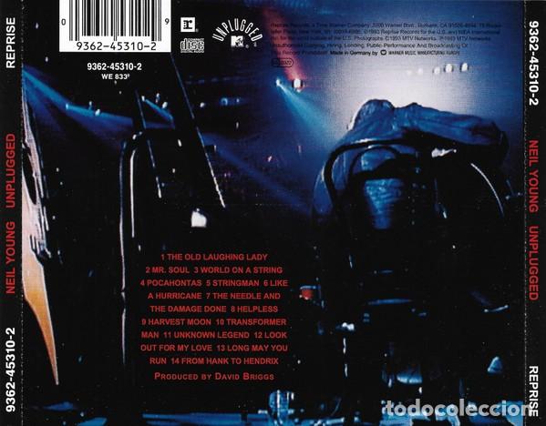 CDs de m&uacute;sica: Neil Young - Unplugged - Foto 2