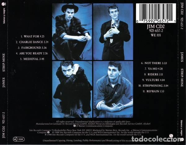 CDs de m&uacute;sica: James - Strip-mine (1988) - Foto 2