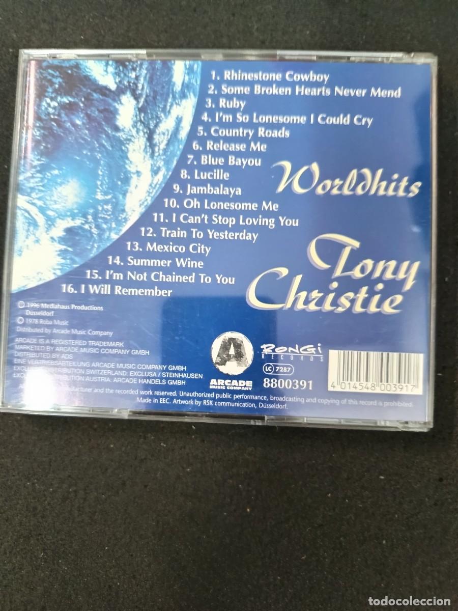 CDs de m&uacute;sica: TONY CHRISTIE. WORLDHITS - Foto 2