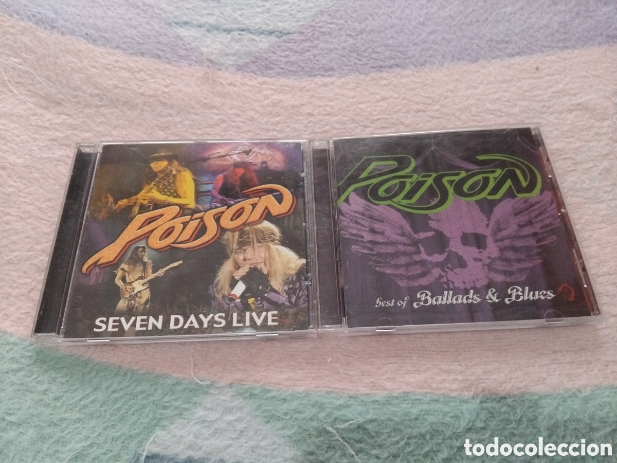 CDs de m&uacute;sica: Lote Poison ,(cds muy dificiles) - Foto 1