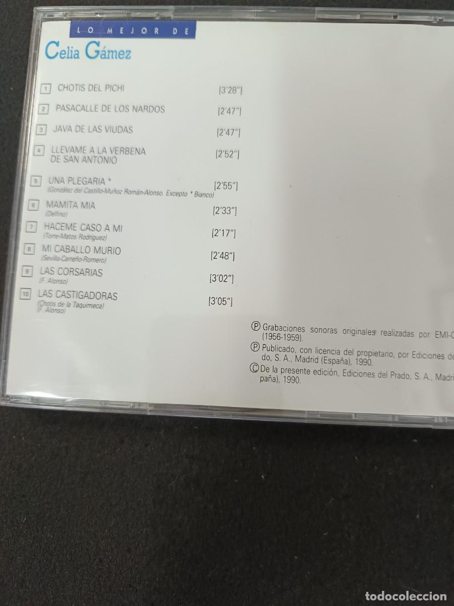 CDs de m&uacute;sica: LO MEJOR DE CELIA G&Aacute;MEZ - Foto 2