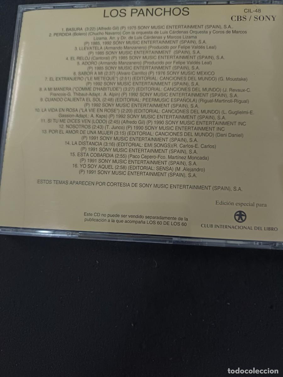 CDs de m&uacute;sica: LOS PANCHOS. LOS SESENTA DE LOS SESENTA - Foto 2