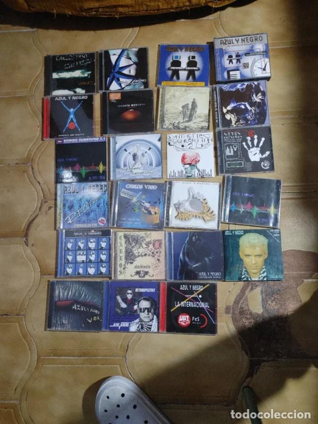 CDs de m&uacute;sica: Colecci&oacute;n 23 CDs Azul y Negro. todo compact disk - Foto 1
