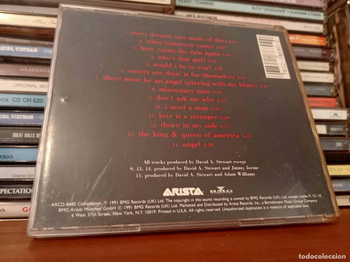CDs de m&uacute;sica: Eurythmics &lrm;&ndash; Greatest Hits - CD US 1991 - Foto 2