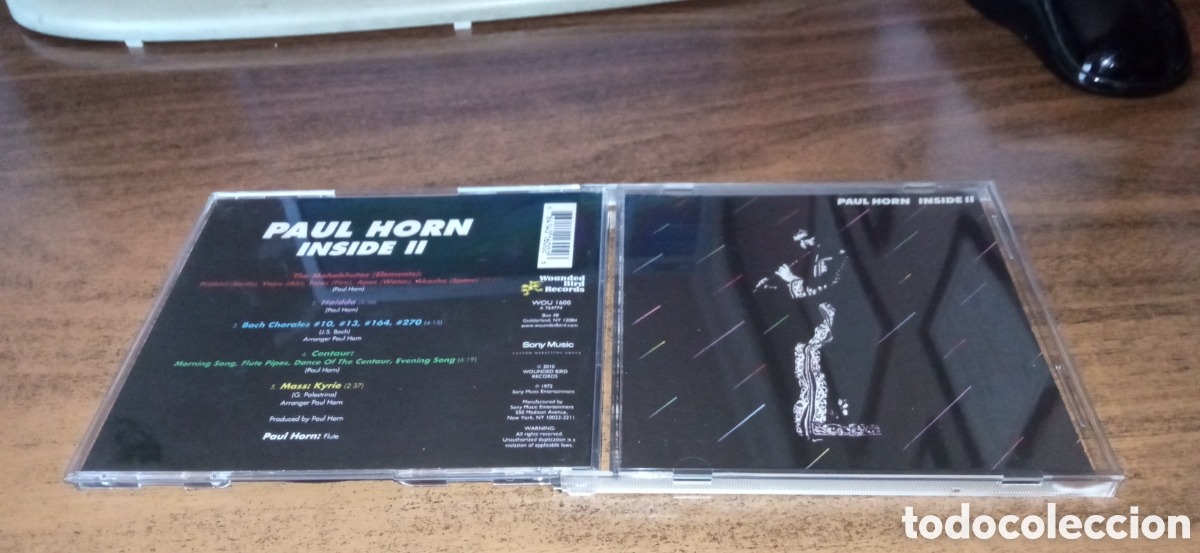 CDs de m&uacute;sica: PAUL HORN - INSIDE II (1972) - Foto 1