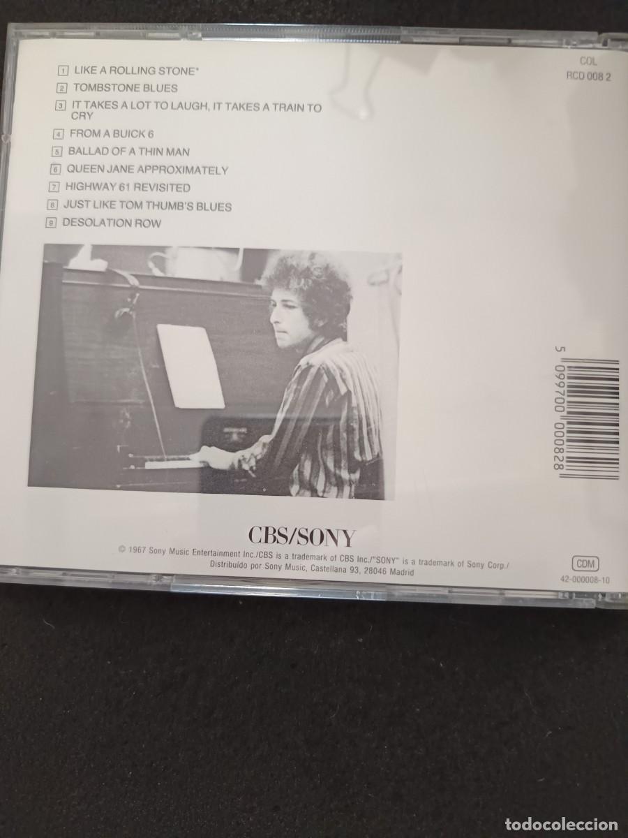 CDs de m&uacute;sica: BOB DYLAN. HIGHWAY 61 REVISITED - Foto 2