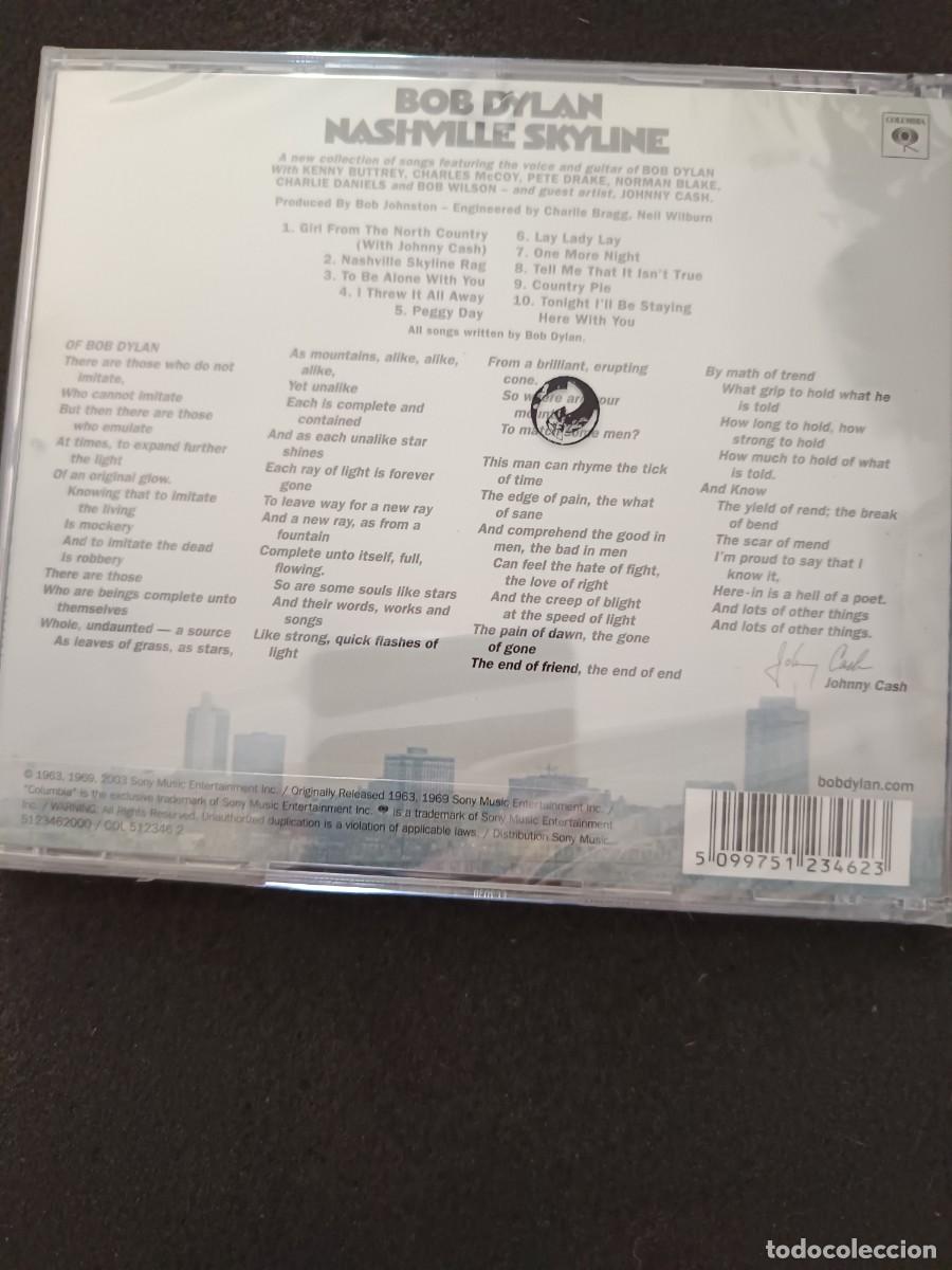 CDs de m&uacute;sica: BOB DYLAN. NASHVILLE SKYLINE - Foto 2
