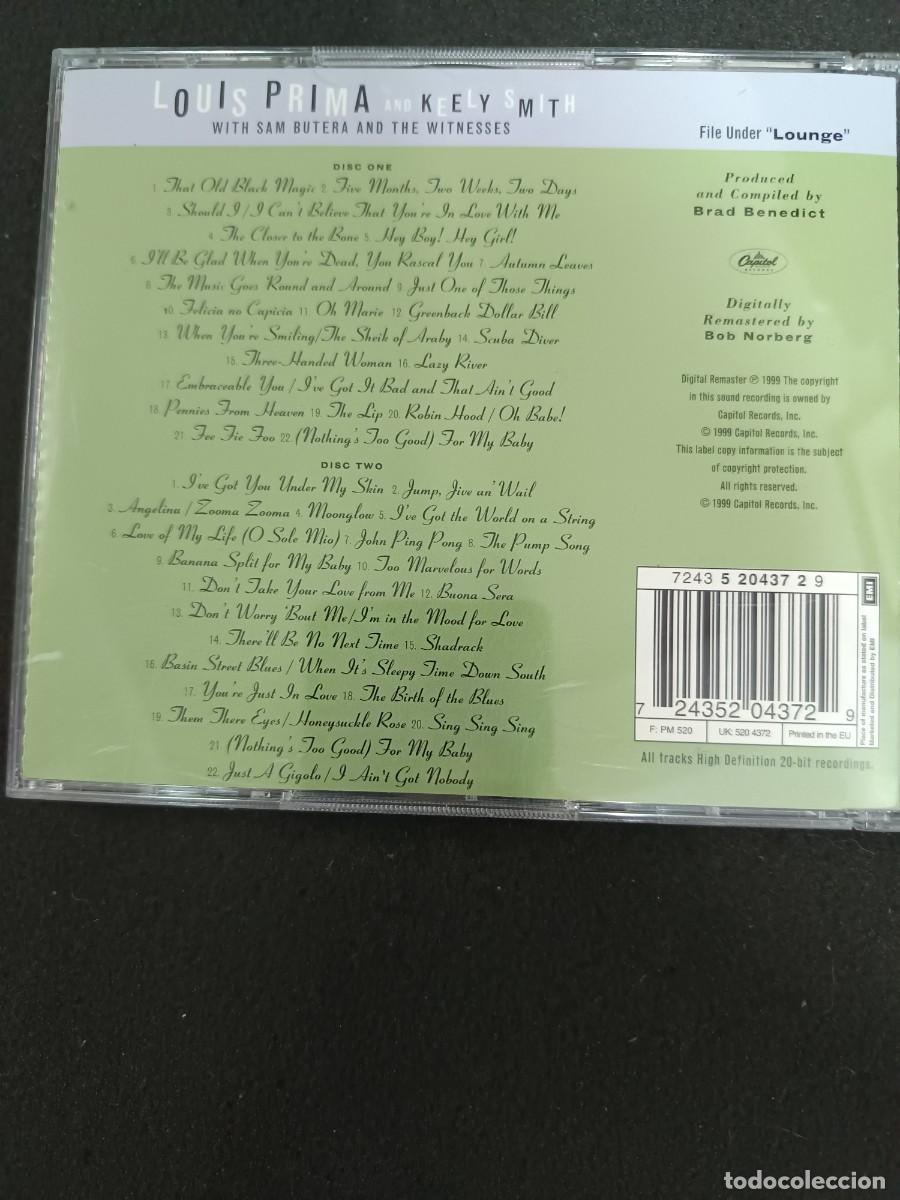 CDs de m&uacute;sica: 2 CD. LOUIS PRIMA. WILD, COOL & SWINGIN - Foto 2