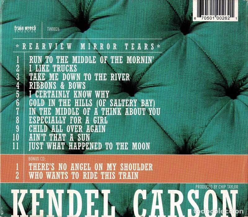 CDs de m&uacute;sica: Kendel Carson - Rearview Mirror Tears. 2 x CD - Foto 2