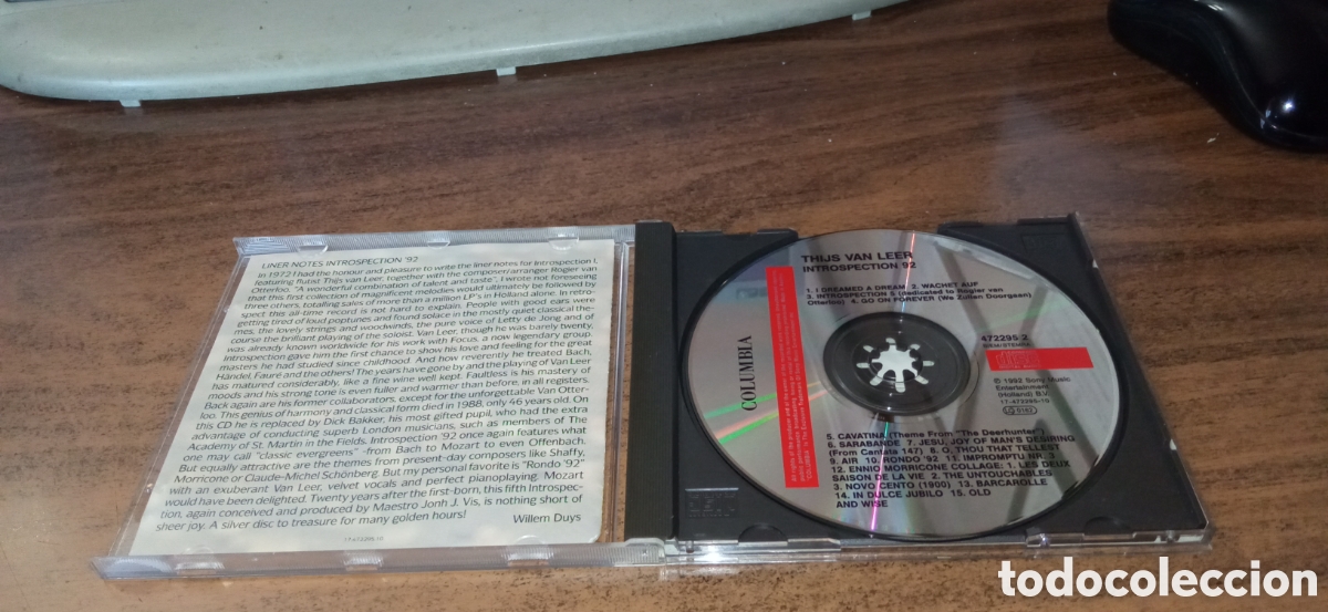 CDs de m&uacute;sica: Thijs Van Leer &ndash; Introspection 92 (1992) - Foto 2