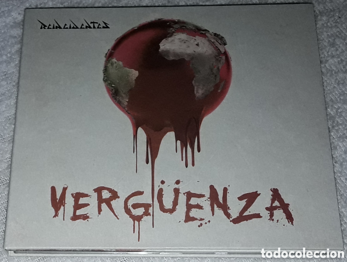 CDs de m&uacute;sica: CD - REINCIDENTES - VERG&Uuml;ENZA - DIGIPACK - Foto 1